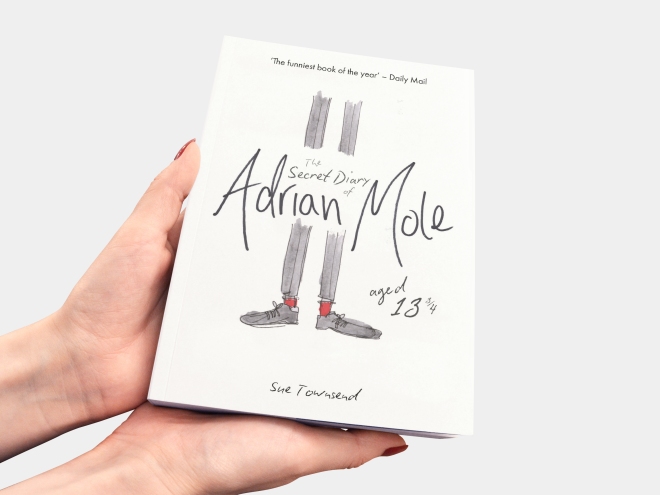 Adrian Mole mock up book cover